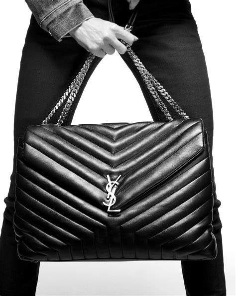 borsa ysl colorata|Y TOTE IN LEATHER .